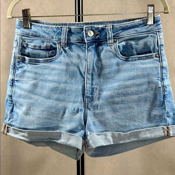 American Eagle Mom Short High Rise Stretch Size 6 - Picture 2 of 7